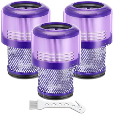 V11 Filter für Dyson, 3 Stück Ersatzfilter für Dyson V15 Detect, Ersatz Filter für Dyson V11 V15 SV14 SV17 SV22 Absolute Extra Pro Torque Drive Animal Staubsauger, Ersetzen Sie # DY970013-02
