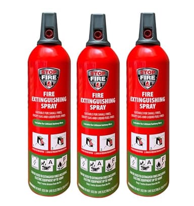 IWH Premium Lithium Feuerlöschspray STOPFIRE Reinold Max Autofeuerlöscher 3 x 750ml für Lithium Batterien & Akkus (3)