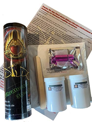 Penisabdruckset mit Hautfreundlichen Silikon, Dein Dildo in verschiedenen Farben (Hautfarbe XL mit Vibrator, 280 ml)