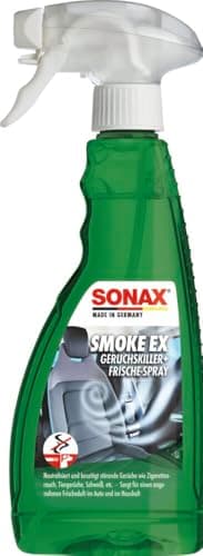 SONAX SmokeEx Geruchskiller & Frische-Spray (500 ml) befreit Textilien zuverlässig und lang anhaltend von störenden und unangenehmen Gerüchen | Art-Nr. 02922410