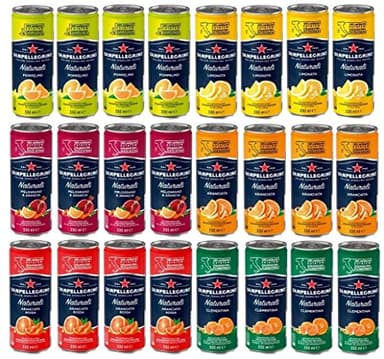 24 Dosen a 0,33l San Pellegrino 6 Sorten Mix inkl. 6€ EINWEG Pfand Granatapfel & Arancia, Aranciata Rossa, Clementina, Aranciata, Pompelmo, Limonata Sanpellegrino