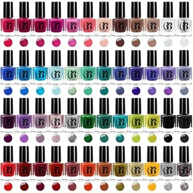 Splash 48 x Nagellack Lack-Set 48 verschiedenen modernen Farben, schnell trocknend