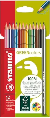 STABILO - Umweltfreundlicher Buntstift - GREENcolors - 12er Pack