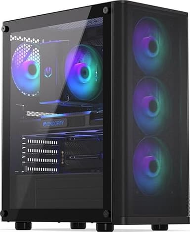 Gaming PC Intel Core i7 12700KF 12x 5.0 GHz, 32 GB DDR4 RAM, 1TB M.2 SSD, NVIDIA RTX 5070 12GB, WLAN, Win 11 Pro, High End Gamer PC
