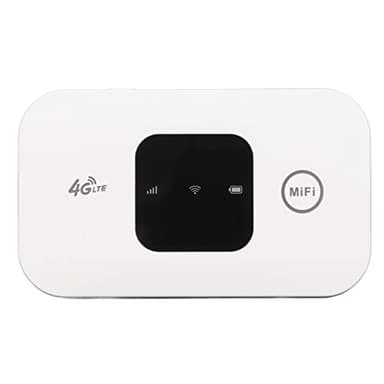 Tragbarer 4G-WiFi-Router, Drahtloser SIM-Karten-Router, Internet-Hotspot, Mobiler WiFi-Hotspot, Anschluss von Bis zu 10 Geräten, 2100-mAh-Akku, für Reisen Im Home Office Im Freien
