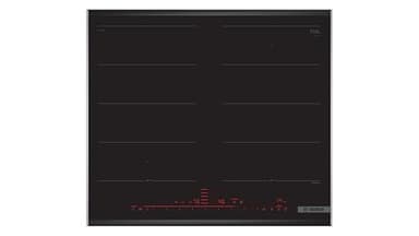 Bosch PXX675DC1E Serie 8 Induktionskochfeld (autark), 60 cm breit, FlexInduction Kochzonen verbinden, MoveMode voreingestellte Leistungsstufen, Bratsensor, PowerBoost schnelleres Kochen, Schwarz