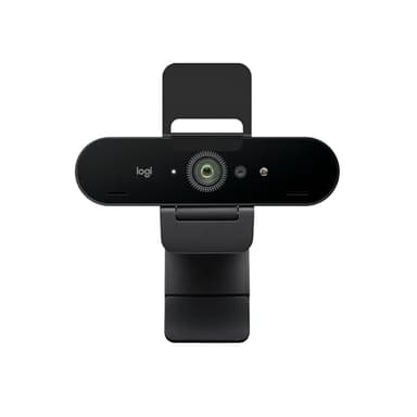 Logitech Brio 4K Webcam, Videogespräche, Mikrofon mit Geräuschunterdrückung, automatische HD-Belichtungskorrektur, Microsoft Teams, Zoom, Google Voice, Meet, PC/Mac/Notebook/MacBook - Graphit