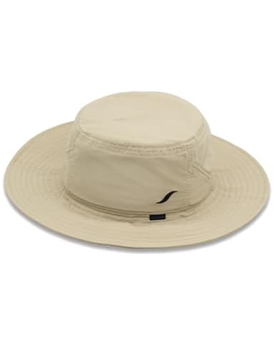 Safersox Safari-Hut mit Mückenschutz, Unisex, Beige, Cooling Headband, Keep Fresh Technologie, Atmungsaktiver Sonnenhut