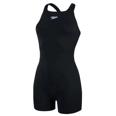 Speedo Damen Eco Endurance+ Legsuit Badeanzug | Chlorbeständig | Recyclingmaterial | Schwimm-Fitness | Training | Urlaub Black 34