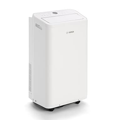 Bosch Cool 2000 Mobiles Klimagerät - 3-in-1 Klimaanlage, Luftentfeuchter, Ventilator - 2,6 kW für Räume bis zu 35m² - Mit Auto-Modus, Silent-Modus Sleep-Modus