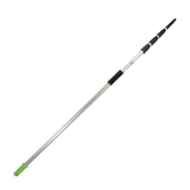 Axis Line | Profi Teleskopstange 8 Meter | 5 Stangen wählbar 8/10 / 12/14 / 16 Meter | Profi Edition mit Gleitstein + Grip Protector | Reinigen von Glas Fenster Terassendach Solar (8 M)