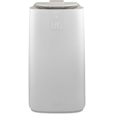 De'Longhi Pinguino GentleJet PAC AP98 mobile Klimaanlage, leise & tragbar, 11.500 BTU/h, für Räume bis zu 100m³, Entfeuchter, R290, A+, 24 H Timer, Fernbedienung, 2.7kW, Klimagerät, Weiß