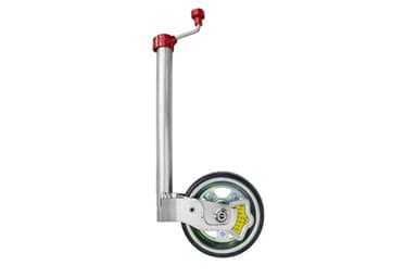 AL-KO Premium Stützrad mit Lastanzeige für Anhänger, 300 kg Tragfähigkeit, 230x80mm Radgröße, Vollgummireifen, Kurbelbedienung