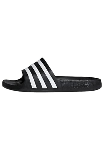 Adidas Unisex-Erwachsene Adilette Aqua Dusch- & Badeschuhe Schwarz (Negro 000) 46 EU