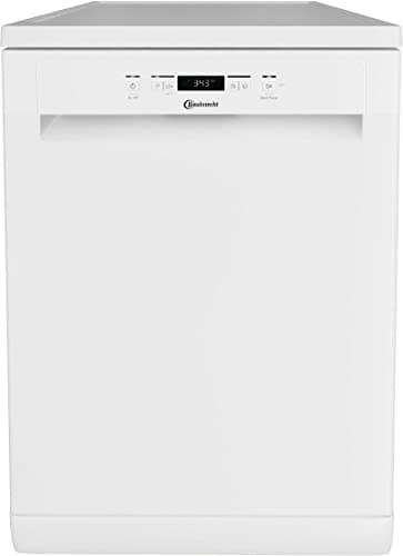 Bauknecht B2F HD624 A Freistehender Geschirrspüler/ 60 CM/ 14 Maßgedecke/Hygieneprogramm/Vollwasserschutz/Startzeitvorwahl