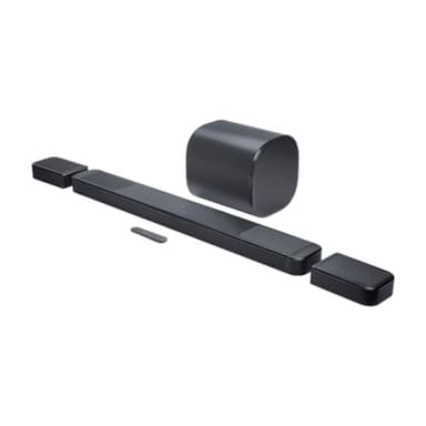 JBL Bar 1300 MK2, 11.1.4-Kanal Bluetooth Soundbar für TV mit Abnehmbaren Lautsprechern, 8" Subwoofer, Dolby Atmos Surround Sound und DTS:X, HDMI eARC, Wi-Fi, PureVoice 2.0 und MultiBeam 3.0, Schwarz