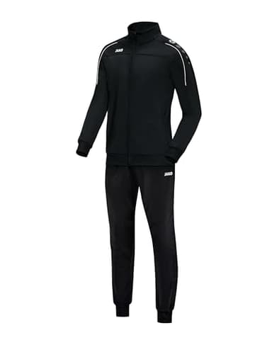 JAKO Unisex Trainingsanzug Polyester Classico, Schwarz, M