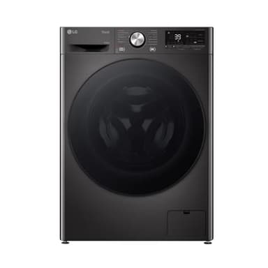 LG W4WR7096YB, Klasse D, Frontlader-Waschtrockner 9-6 kg, 62 x 60 x 85 cm, Wi-Fi, AI Direct Drive, Tiefenreinigung mit Dampf, TurboWash 360, Große Kapazität, Außentür aus gehärtetem Glas, Weiß