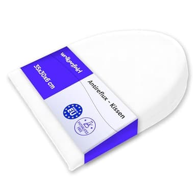 Wolkenfeld Keilkissen Bett gegen Reflux und Koliken – Ergonomisches Anti-Reflux-Kissen, Wasserdicht & Abwaschbar | Halbkreisförmig – 35 x 27 x 6 cm