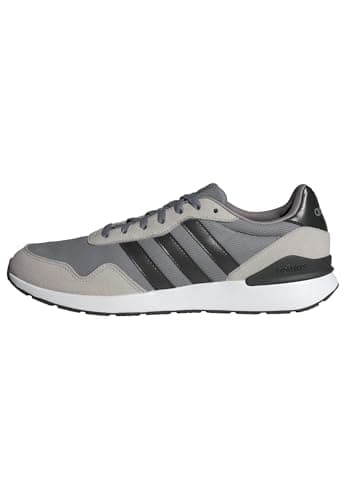 adidas Herren Run 60s 4.0 Shoes, Grey Three/Core Black/Grey Two, 46 2/3 EU