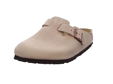 Birkenstock Classic Boston Leder, Unisex-Erwachsene Clogs, Braun (Tabacco Brown), 44 EU