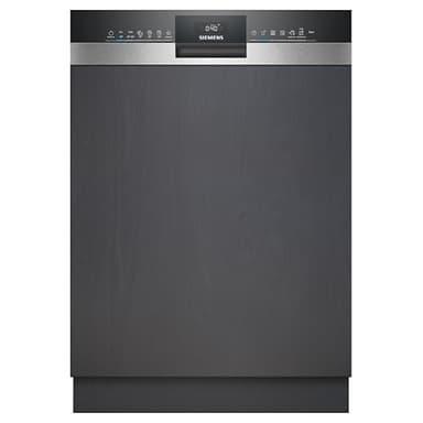 Siemens SN53HS10TE iQ300 Smarter Geschirrspüler Teilintegriert, 60 cm breit, Besteckkorb, Edelstahl, angenehm leise mit iQdrive, aquaStop, höhenverstellbarer Oberkorb, home connect, intensiveZone