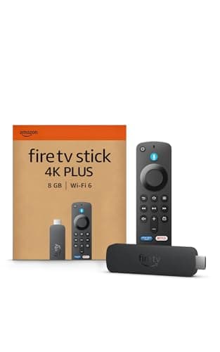 Amazon Fire TV Stick 4K Plus, mit Unterstützung für Wi-Fi 6 sowie Streaming in Dolby Vision/Atmos und HDR10+