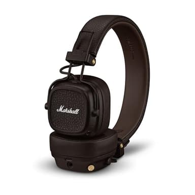 Marshall Major V Bluetooth Kopfhörer, 100 Stunden Spielzeit – Braun