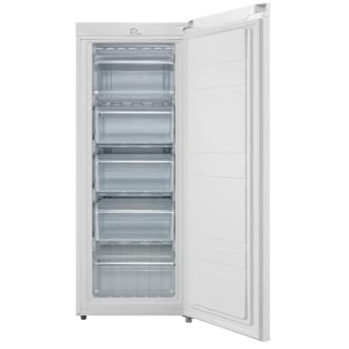 Comfee RCU160WH2(E) Gefrierschrank/142cm hoch/160L Gefrierteil/183 kWh/Jahr/Türanschlag wechselbar/Hochwertiger GMCC-Kompressor/Temperaturregelung/Verstellbare Standfüße/Weiß