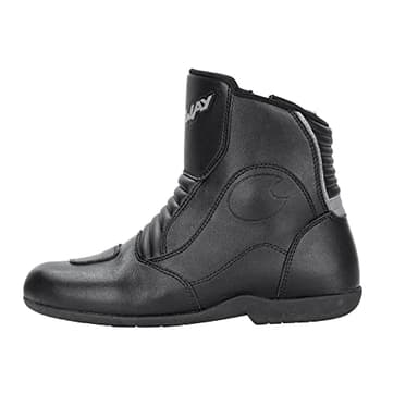 FAST WAY FTS-1 S Motorrad Schuhe Herren & Damen, Kurzer Tourenstiefel, Zertifiziert, Robuster Motorradstiefel Herren & Damen, Schalthebelverstärkung, Pflegeleicht, Seitlicher Reißverschluss, Gr. 44