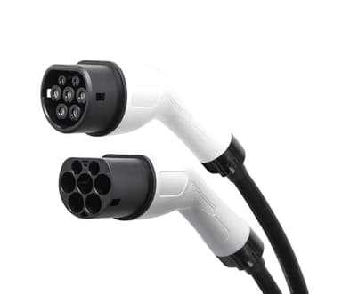 Energenie EV-Ladekabel 22 kW 32 A 3-phasig, 8 m | Mennekes Typ 2 Stecker auf Typ 2 Kupplung | IP67 Spritzwassergeschützt
