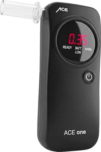 ACE One Alkoholtester Polizeigenau - Promille-Tester Alkomat mit 98,6%