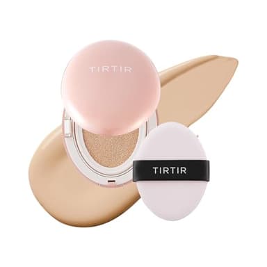TIRTIR Korean Cushion Foundation Mit Rosafarbenem Kissen In Minigröße (21N Ivory 0,15 Fl Oz) 21N Ivory_New
