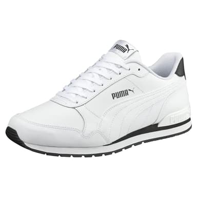 PUMA Unisex ST Runner v2 Full L Low-Top Trainer, Puma White-Puma White, 42 EU