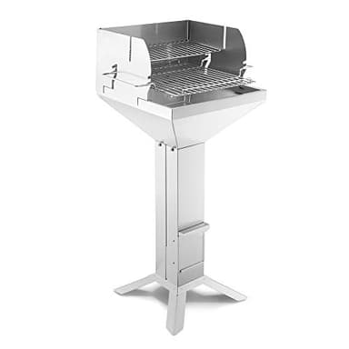 THÜROS T2 4-Fuß Direkt Plus Holzkohlegrill Edelstahl