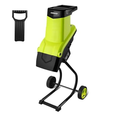 2500W Gartenhäcksler: DEKOPRO Häcksler Garten, maximaler Astdurchmesser von 45 mm, Gartenhäcksler mit Sicherheitsschalter