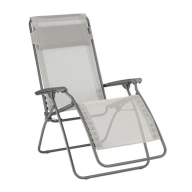 Lafuma Mobilier - Relaxsessel Zero Gravity R Clip - Klappbarer Liegestuhl für Terrasse und Garten - Strapazierfähiges Batyline®-Gewebe - Mehrpositionenliege, Komfortabel, Frankreich - Roggenbeige