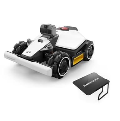 MAMMOTION LUBA mini AWD LiDAR Mähroboter ohne Begrenzungskabel & RTK-Antenne für 1500 m², 3D LiDAR+NetRTK+AI Vision Triple-Fusion, AWD 80% Steigung, Automatische Kartierung, 3 Jahre Gratis-4G
