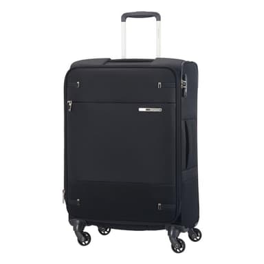 Samsonite Base Boost - Weichgepäck Koffer 66 cm Mittelgroß, Trolley Koffer mit 4 Rollen, TSA-Schloss, Leicht & Erweiterbar, 67.5 L, Schwarz (Black)