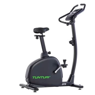 Tunturi Signature E40 Heimtrainer - Fitnessfahrrad mit 25 Trainingsprogrammen - Ergometer - Bluetooth - Tiefer Einstieg - Komfort Plus Sattel