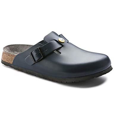 Birkenstock Herren Clogs Boston ESD Blau normales Fußbett43
