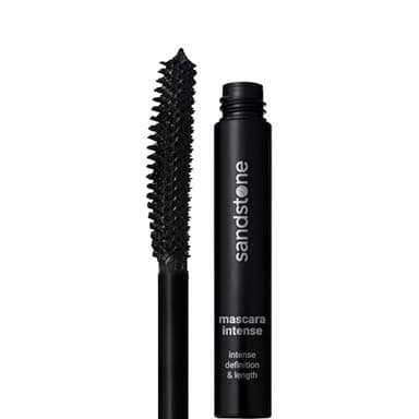 Sandstone Scandinavia Präzise Definition Mascara Schwarz – Hypoallergene Wimperntusche für empfindliche Augen – Wischfest, parfümfrei & vegan
