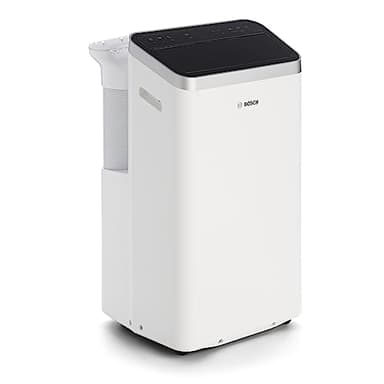 Bosch Cool 4000 Mobiles Klimagerät - 3-in-1 Klimaanlage, Luftentfeuchter, Ventilator - 2,6 kW für Räume bis zu 35m² - Mit Auto-Modus, Silent-Modus Sleep-Modus