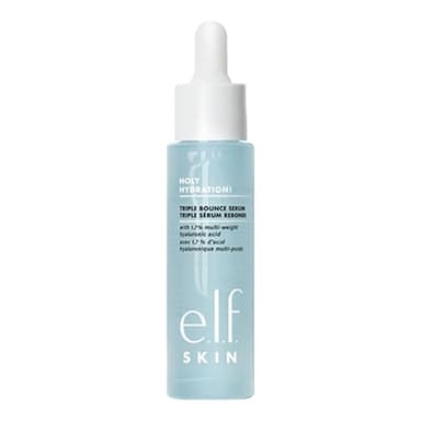 e.l.f. SKIN Heilige Hydratation! Triple Bounce Serum, 1,7% Hyaluronsäure-Serum für pralle, federnde Haut, großartig für feuchtigkeitsspendende trockene Haut, vegan & tierversuchsfrei