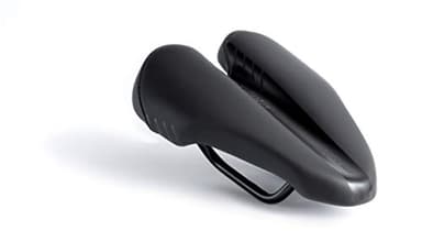 DUOPOWER Fahrradsattel MTB Anti Prostata – Straße Modell Arrow Sattel Ergonomisch Kein Tip Geeignet für Berg, Triathlon Ohne Nase Mann Frau Stadt Chrom