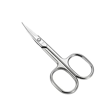 LIVINGO Nagelschere aus Edelstahl Mikroverzahnung Hautschere Fingernagelschere mit Gebogener Spitze, Nagel schere für Maniküre und Pediküre
