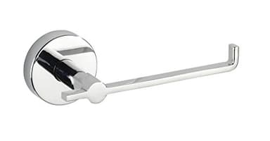 WENKO Vacuum-Loc Toilettenpapierrollenhalter Capri, hochwertiger Toilettenpapierspender zur Wandmontage für Bad & Gäste-WC, Befestigung ohne zu bohren, aus verchromtem Zink, rostfrei, 16 x 6 x 7 cm