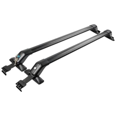 AUTOXBERT 2 Stück Dachträger für Autodach ohne Reling, Universal Dachgepäckträger aus Aluminium, Querträger mit Schlössern Relingträger 75kg Tragkraft für Fahrradträger Dachboxen Skihalter