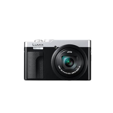 Panasonic LUMIX DC-TZ99E-S Kompakte Travel Zoom Kamera, Leica DC-Objektiv, 30-facher Zoom, 24-720mm, 20,3 MP, OIS, 4K 30p Video, 7,6cm klappbarer Monitor, WLAN, Bluetooth, Silber