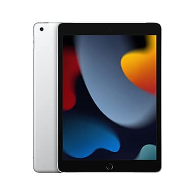 2021 Apple iPad (10,2-zoll, Wi-Fi + Zellular, 64GB) Silber (Generalüberholt)